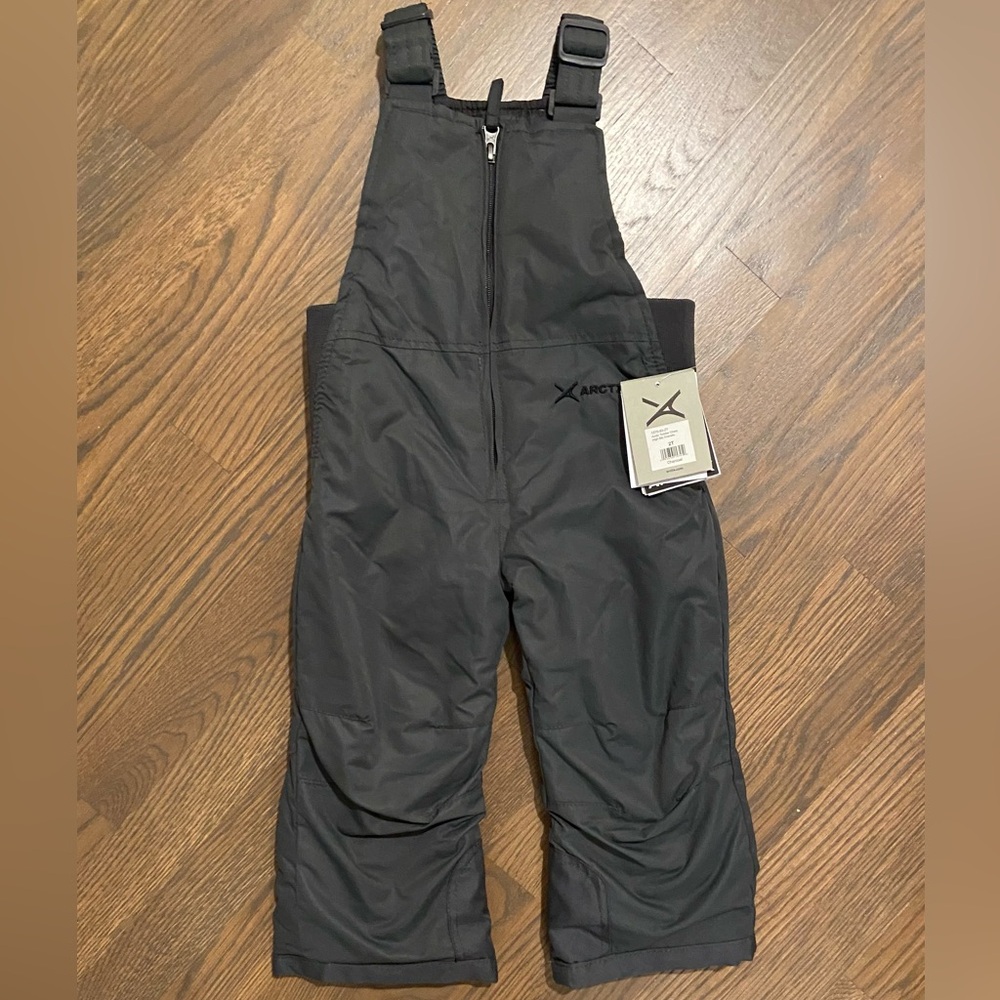 New w/Tags. Arctix Infant/Toddler Chest High Snow Bib Overalls 2T Charcoal color